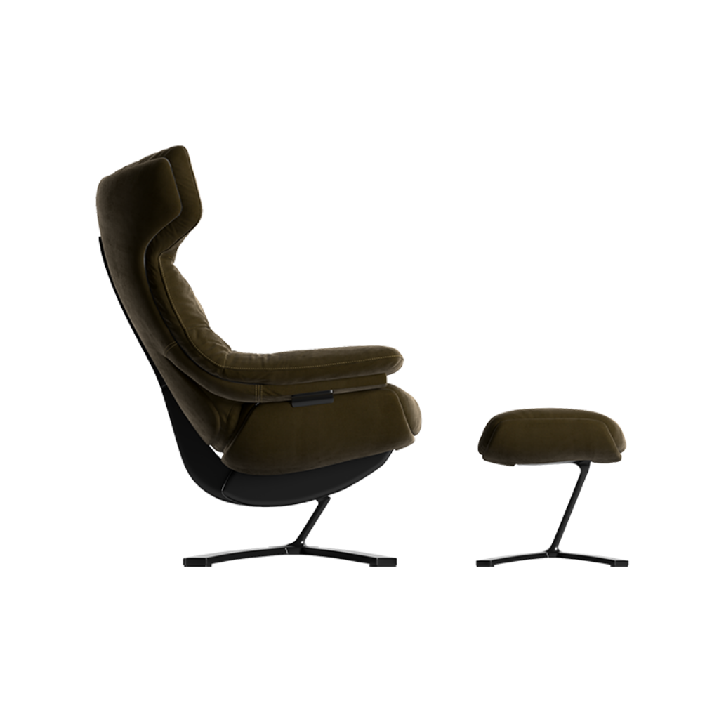 ergonomic wingback chair