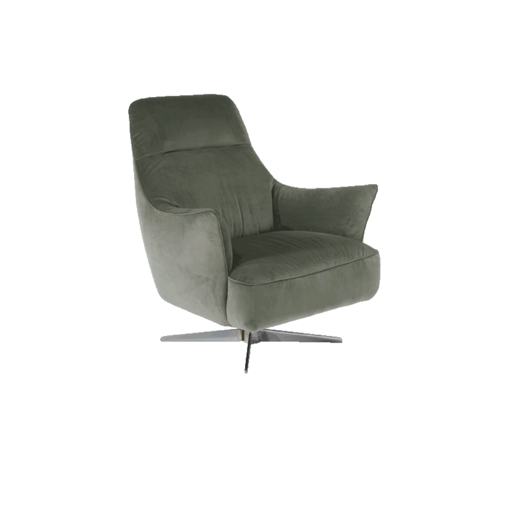 natuzzi calma swivel chair