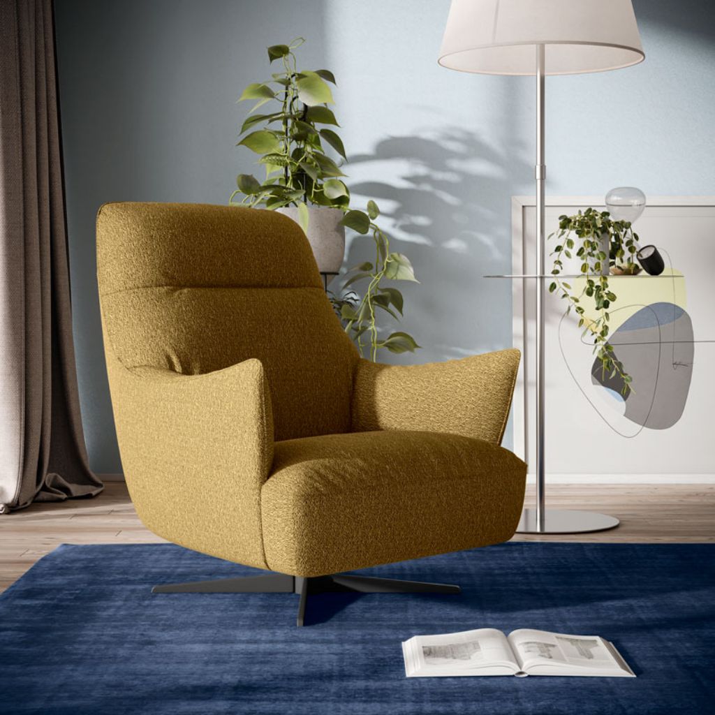 natuzzi calma swivel chair