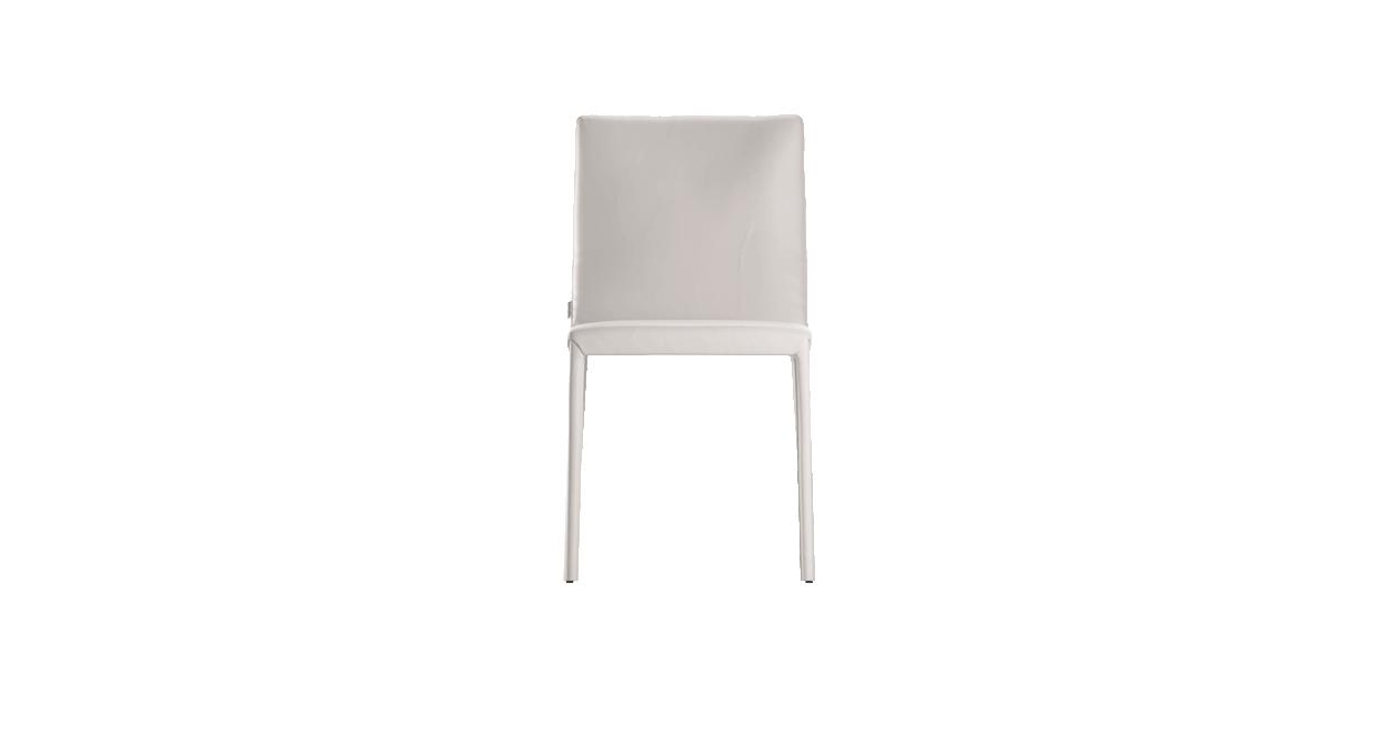 SIGMA Dining chair Leather White