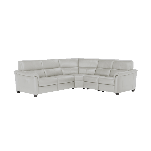 Natuzzi Editions, Small Leather Sectionals With Recliners