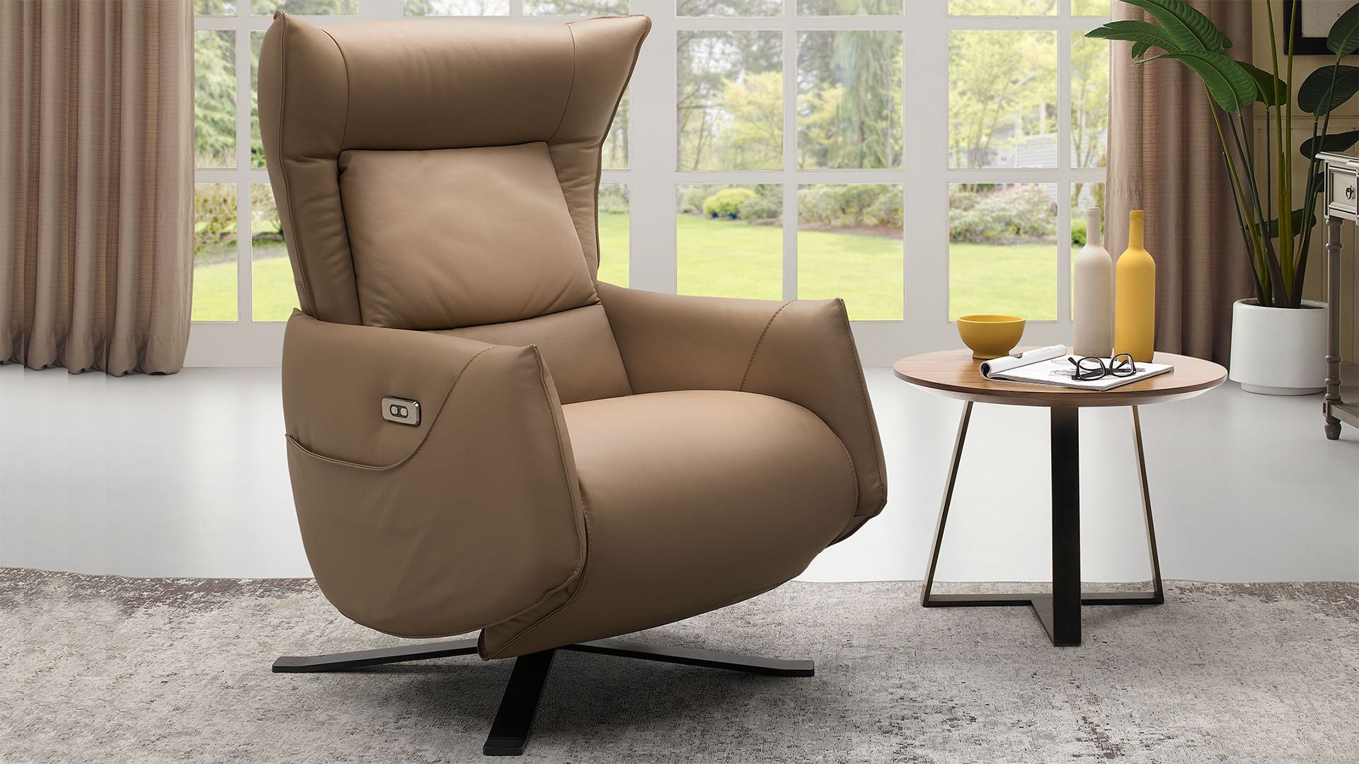 natuzzi recliner chair