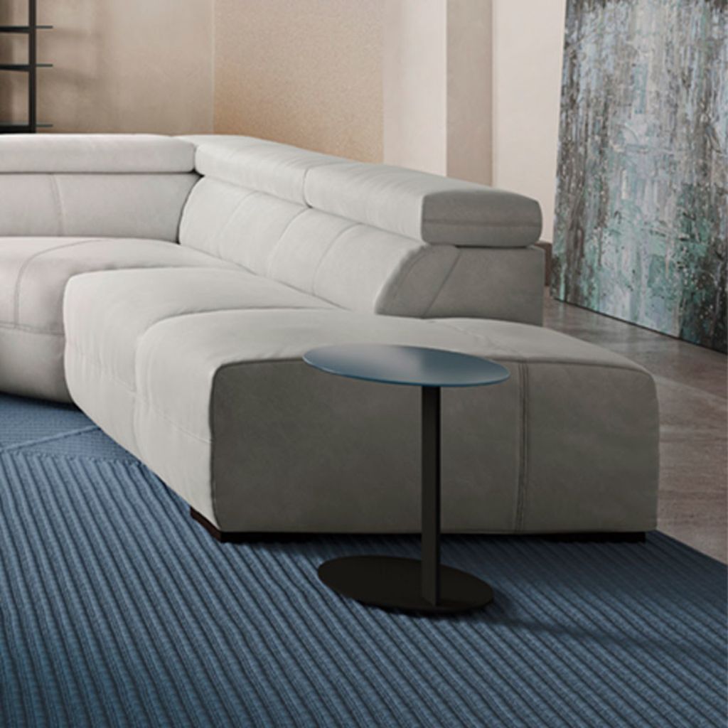 Balance sofá esquinero modular con extremo abierto y función de relax -  70008504 fabric - Natuzzi Italia - Muebles y accesorios