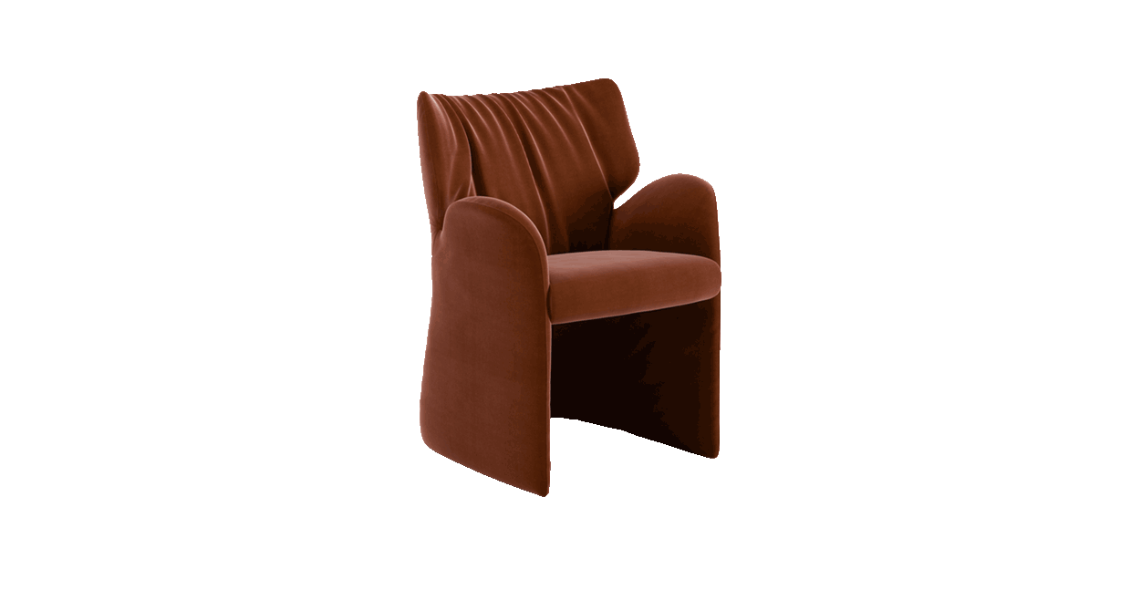 Preset default image - BEAT Dining chair Fabric Brick