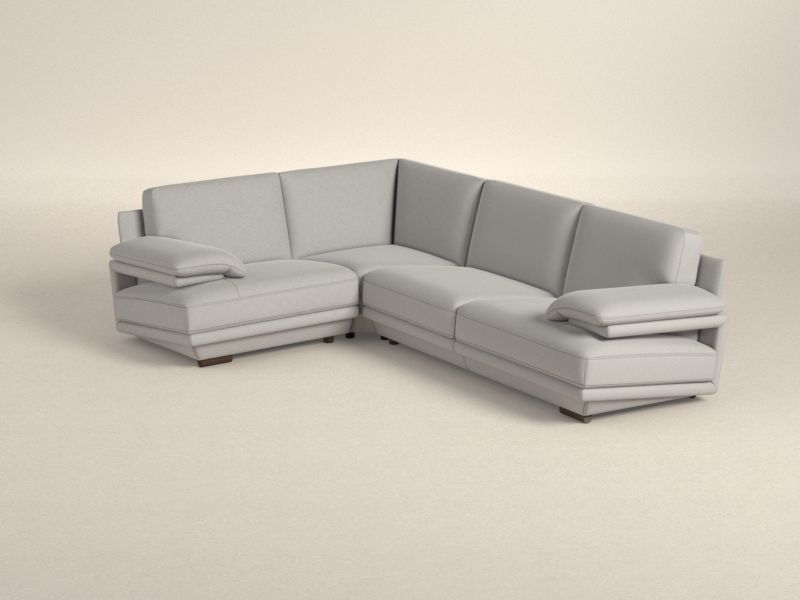 Plaza Sectional Sofa with corner on left side