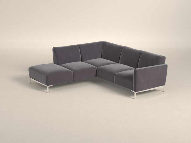 Preset default image - Tratto Sectional Sofa with left open end - Fabric