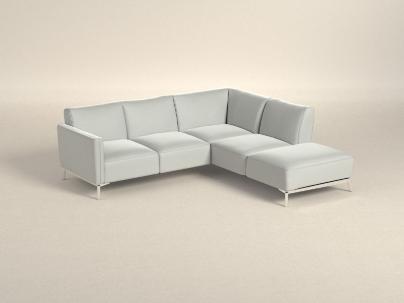Preset default image - Tratto Sectional Sofa with right open end - Leather