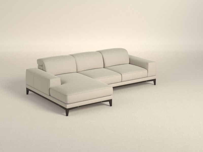 Preset default image - Borghese Sofa with Chaise on left side - Fabric