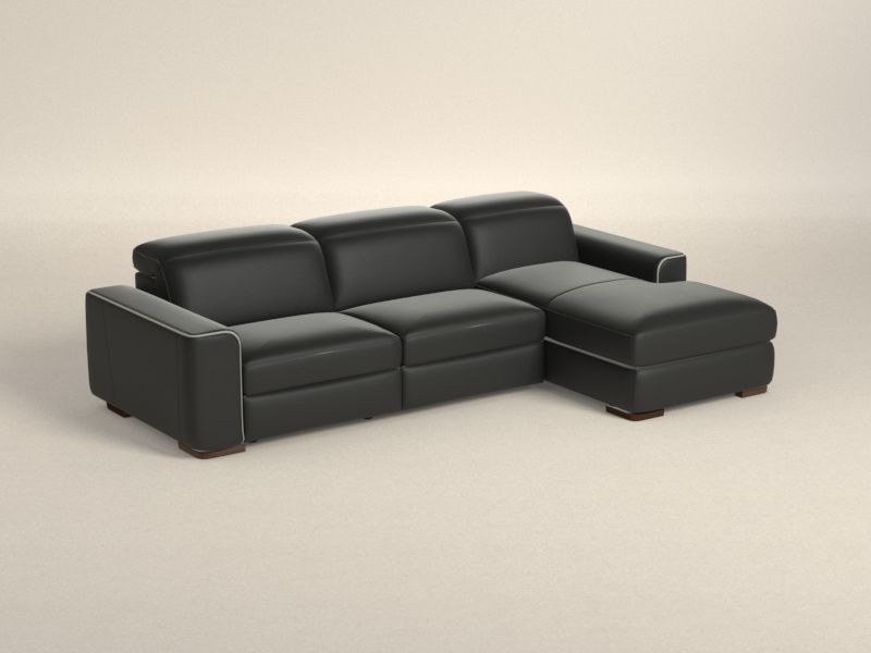 Preset default image - Diesis Sofa bed with Storage Chaise on Right Side - Leather