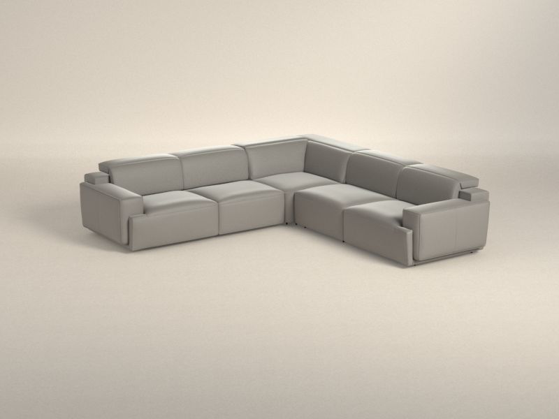 Preset default image - Iago Sectional Corner Recliner Sofa - Leather