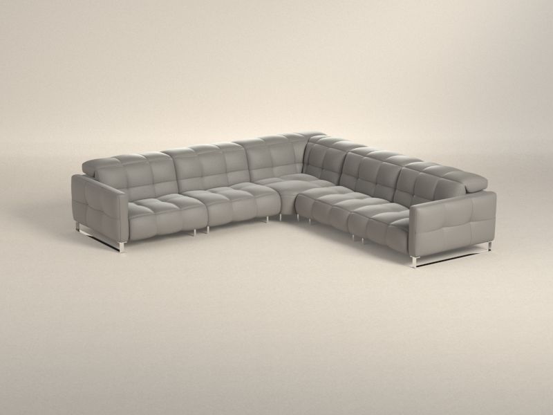 Preset default image - Philo Sectional Corner Recliner Sofa - Leather