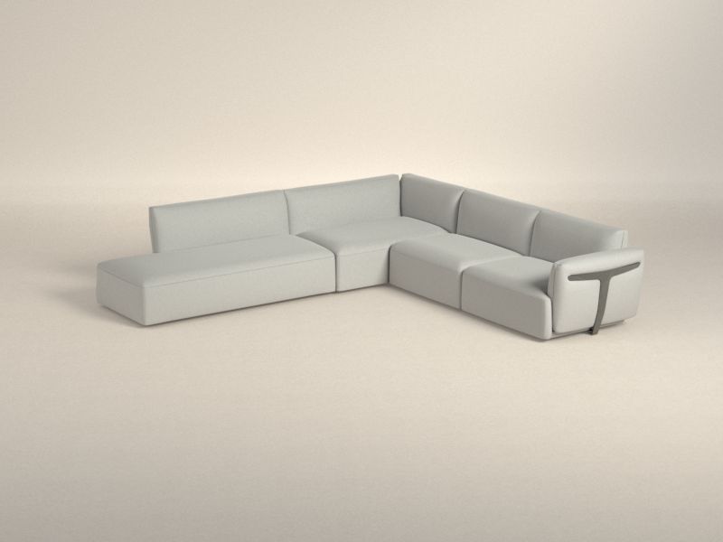 Preset default image - Herman Sectional Sofa with left open end - Fabric
