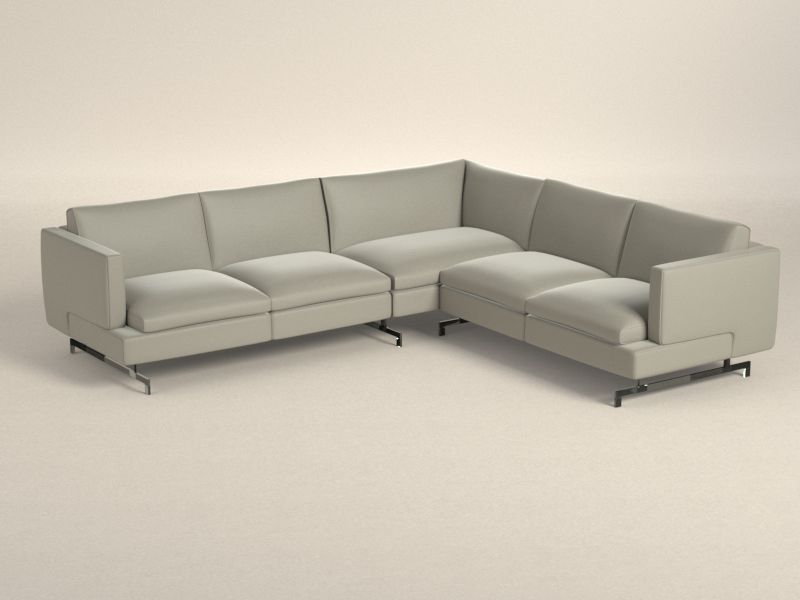 Preset default image - Jeremy Sectional Sofa with corner on right side - Leather