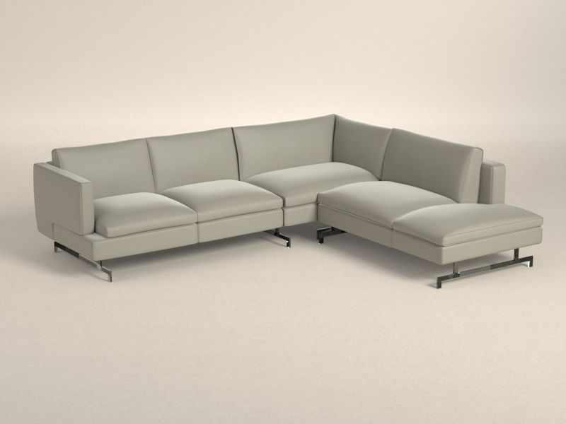 Preset default image - Jeremy Sectional Sofa with right open end - Leather