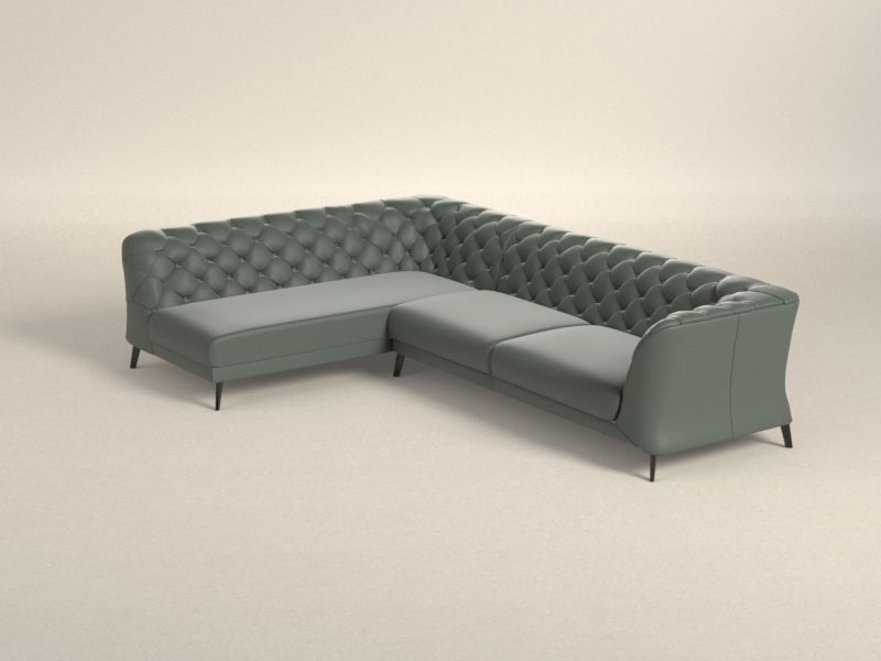Preset default image - La Scala Sofa with left open end - Leather