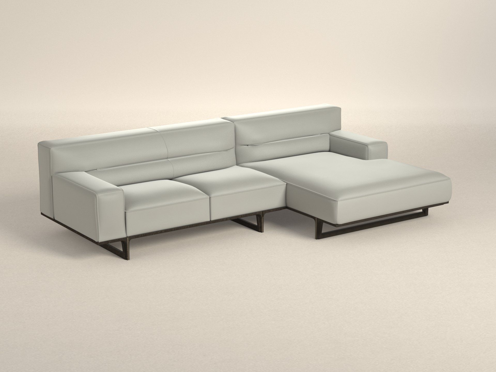 Preset default image - Kendo Sofa with Chaise on right side - Leather