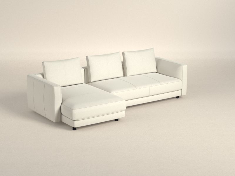 Preset default image - Melpot Sofa with Chaise on left side - Fabric