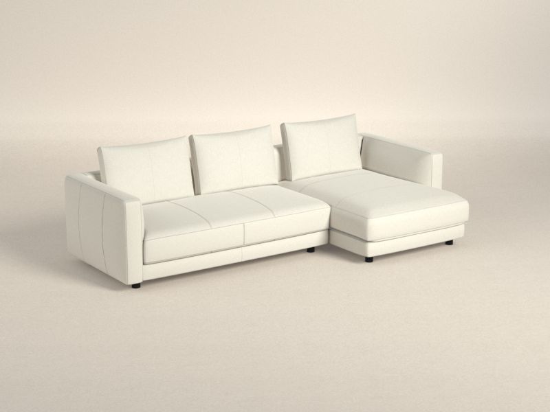 Preset default image - Melpot Sofa with Chaise on right side - Fabric