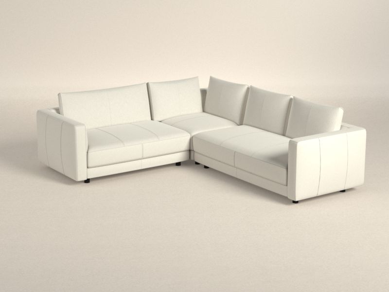 Preset default image - Melpot Sectional Sofa with corner on left side - Fabric