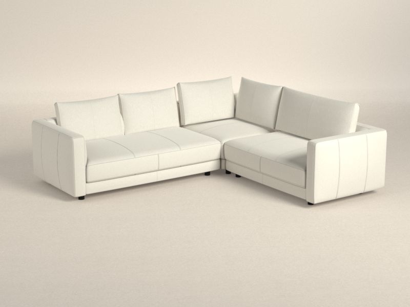 Preset default image - Melpot Sectional Sofa with corner on right side - Fabric