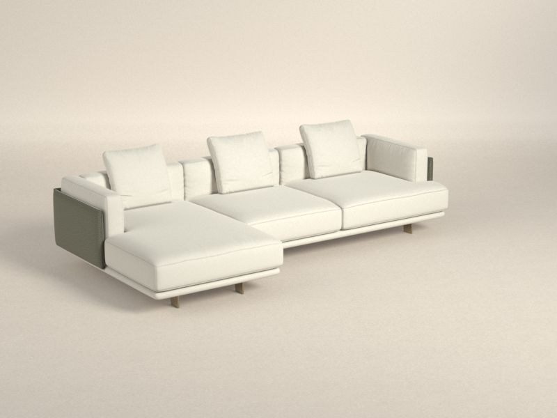 Preset default image - Campus Sofa with Chaise on left side - Fabric