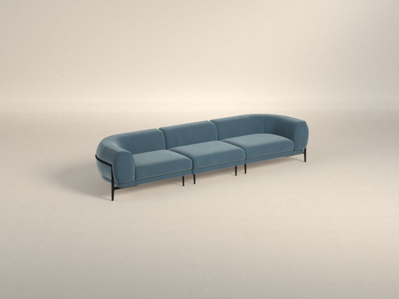 Preset default image - Oblò Three seater sofa - Fabric