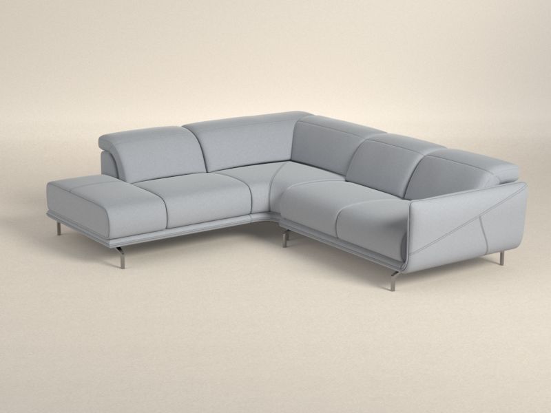 Preset default image - Valzer Sectional Sofa with left open end - Fabric