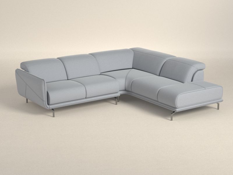 Preset default image - Valzer Sectional Sofa with right open end - Fabric