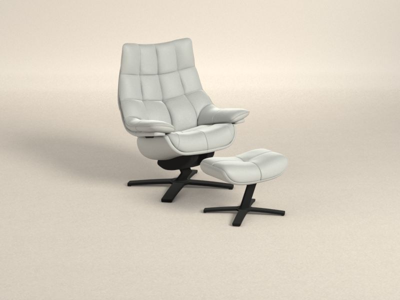 Preset default image - Re-Vive Quilted King 扶手椅搭配腳凳 - 皮革