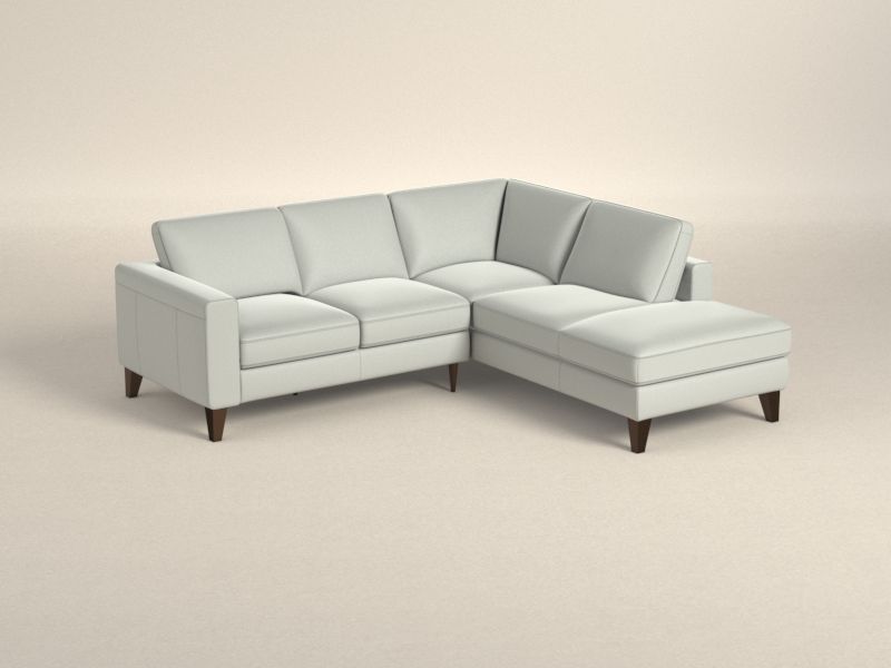 Preset default image - Sollievo Sectional Sofa with right open end - Leather