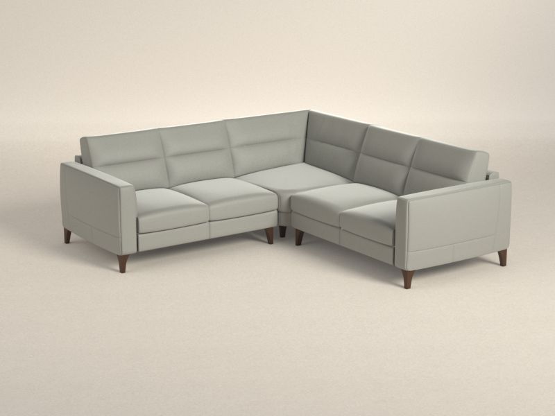 Preset default image - Fascino Sectional Corner sofa - Leather