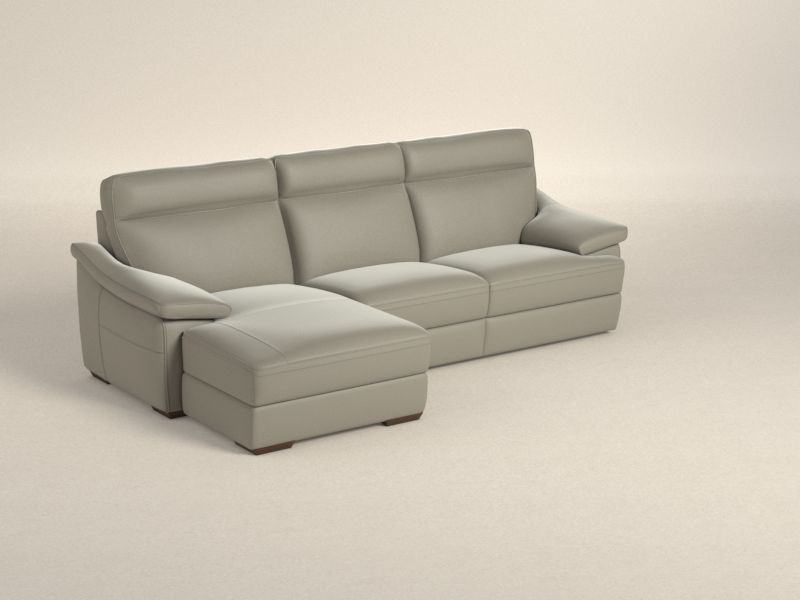 Preset default image - Pazienza Sofa with Chaise on left side - Leather