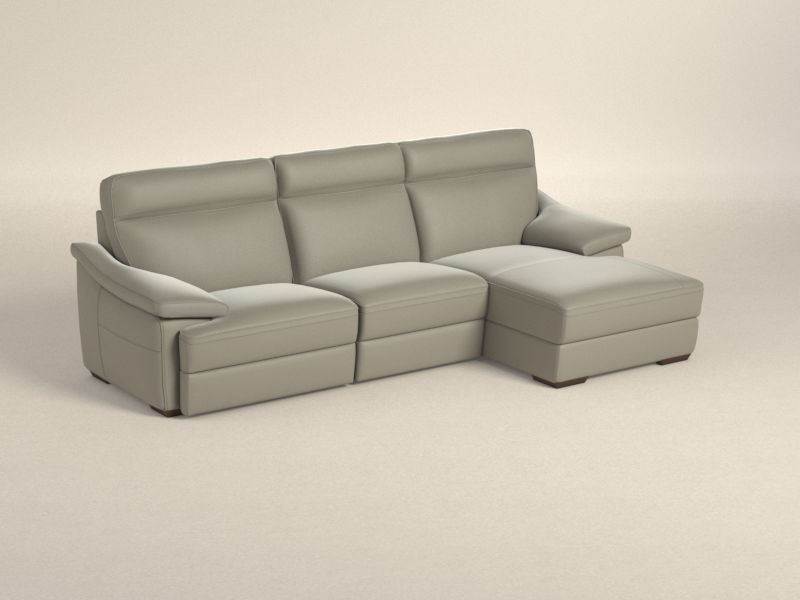 Preset default image - Pazienza Sofa with Chaise on right side - Leather