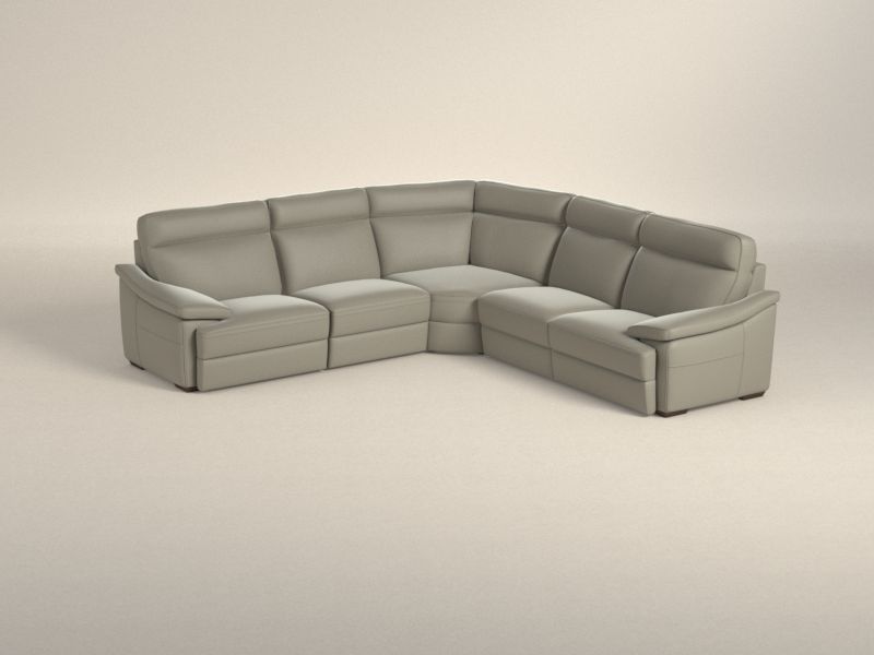 Preset default image - Pazienza Sectional Corner sofa - Leather