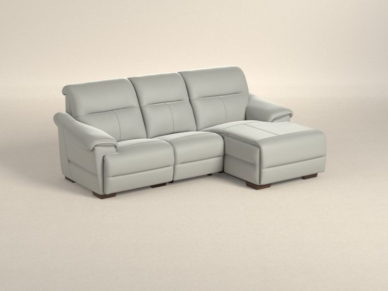 Preset default image - Potenza Sofa with Chaise on right side - Leather