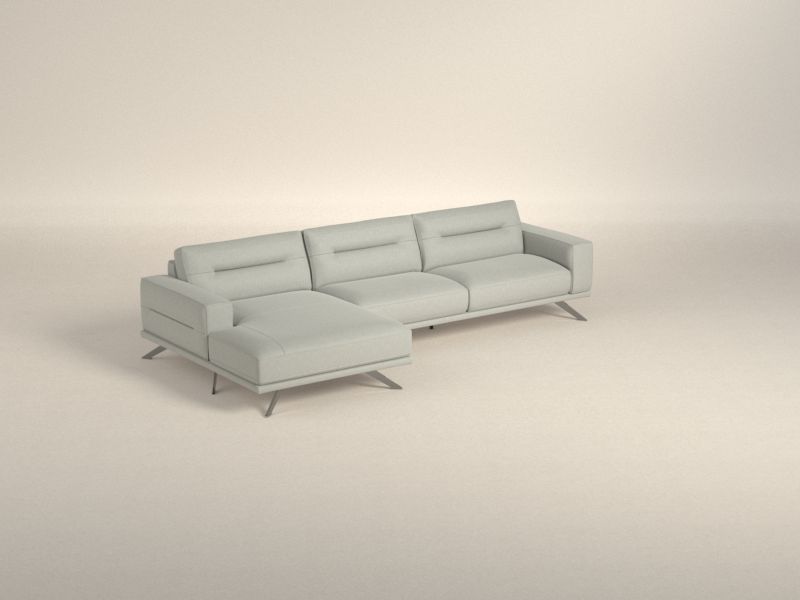 Preset default image - Timido Sofa with Chaise on left side - Fabric