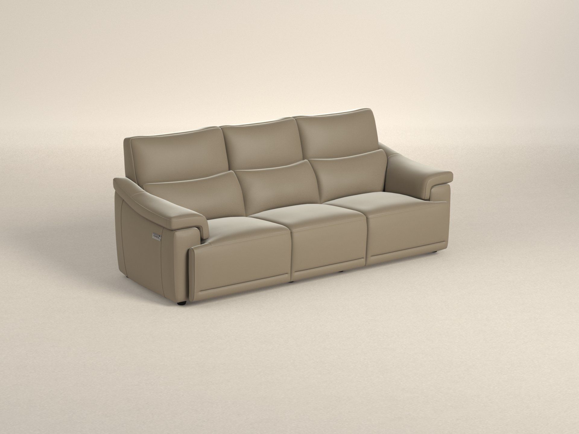 Preset default image - Brama Recliner Three seater sofa - Leather