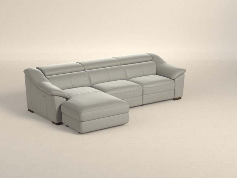 Preset default image - Emozione Sofa with Chaise on left side - Leather