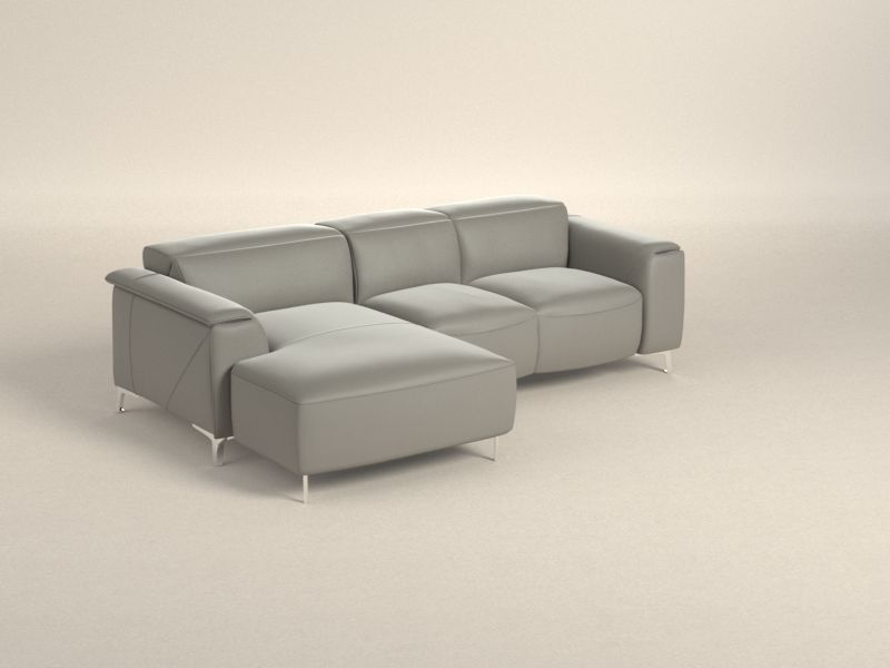 Preset default image - Trionfo Sofa with Chaise on left side - Leather