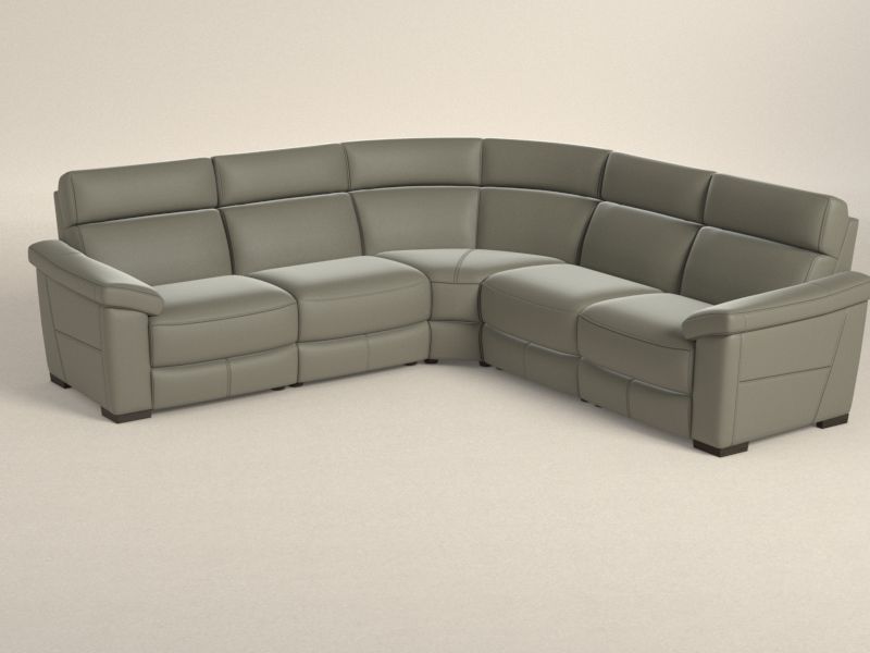 Preset default image - Estremo Sectional Corner sofa - Leather