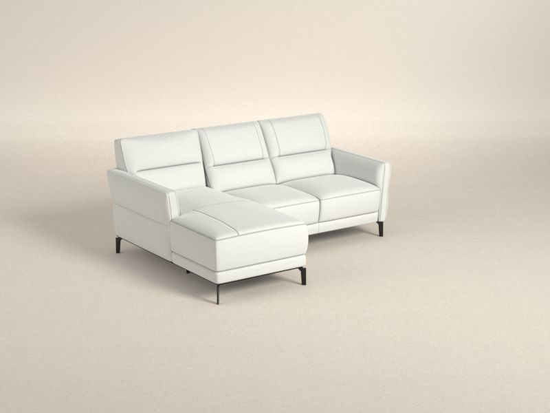 Preset default image - Calore Sofa with Chaise on left side - Fabric