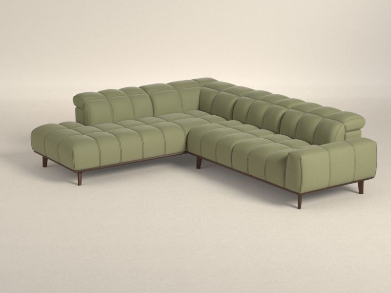 Preset default image - Autentico Sectional Sofa with left open end - Fabric
