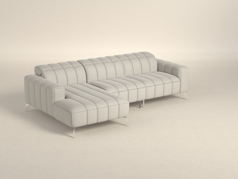 Preset default image - Portento 左侧带躺椅的沙发 - 面料