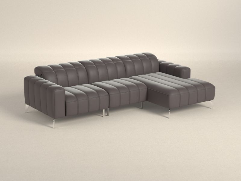 Preset default image - Portento Sofa with Chaise on right side - Leather
