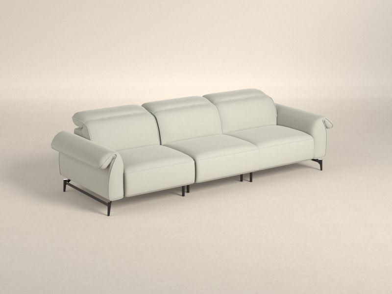 Preset default image - Leggiadro Τριθέσιος καναπές - ύφασμα
