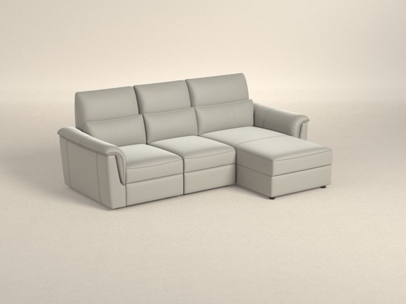 Preset default image - Amorevole Sofa with Chaise on right side - Leather