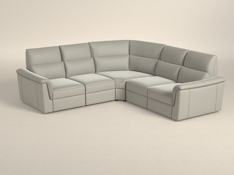 Preset default image - Amorevole Sectional Corner sofa - Leather