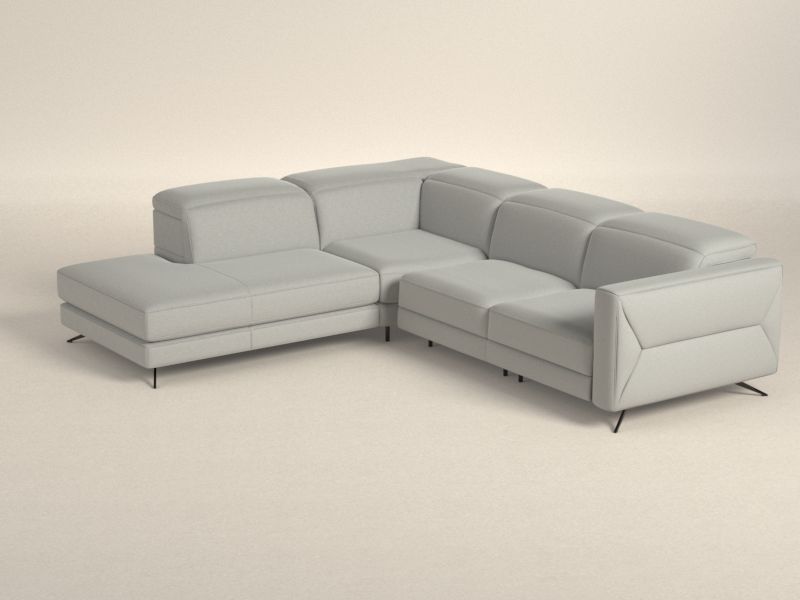 Preset default image - Patto Sectional Sofa with left open end - Fabric