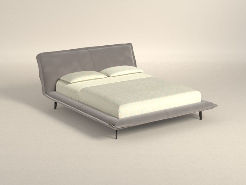 Preset default image - Piuma Queen Bed (Mattress 160x200) - Fabric
