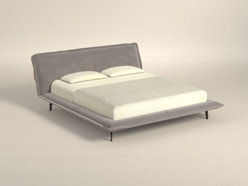 Preset default image - Piuma King Bed (Mattress 180x200) - Fabric